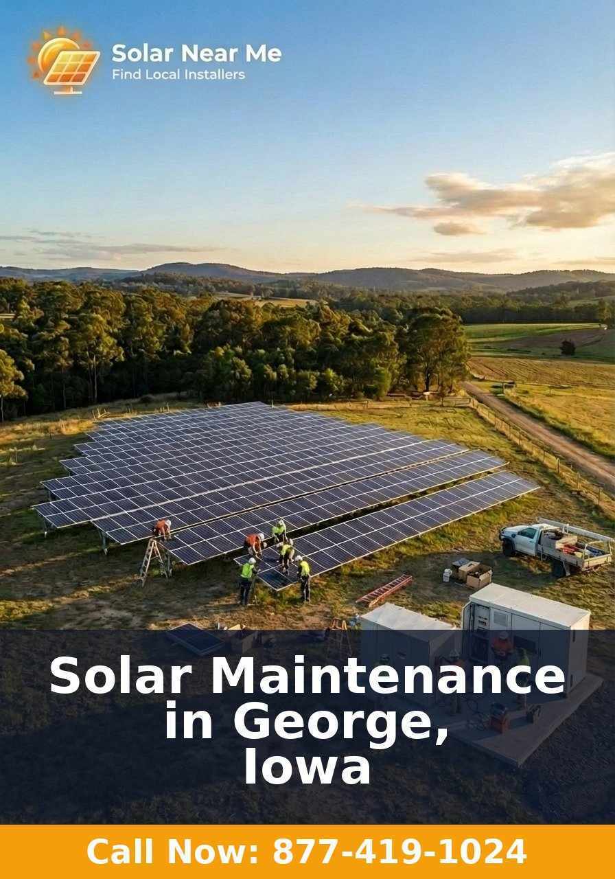Solar Maintenance in George, Iowa