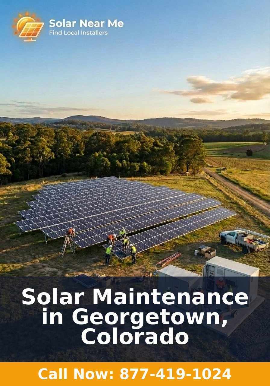 Solar Maintenance in Georgetown, Colorado