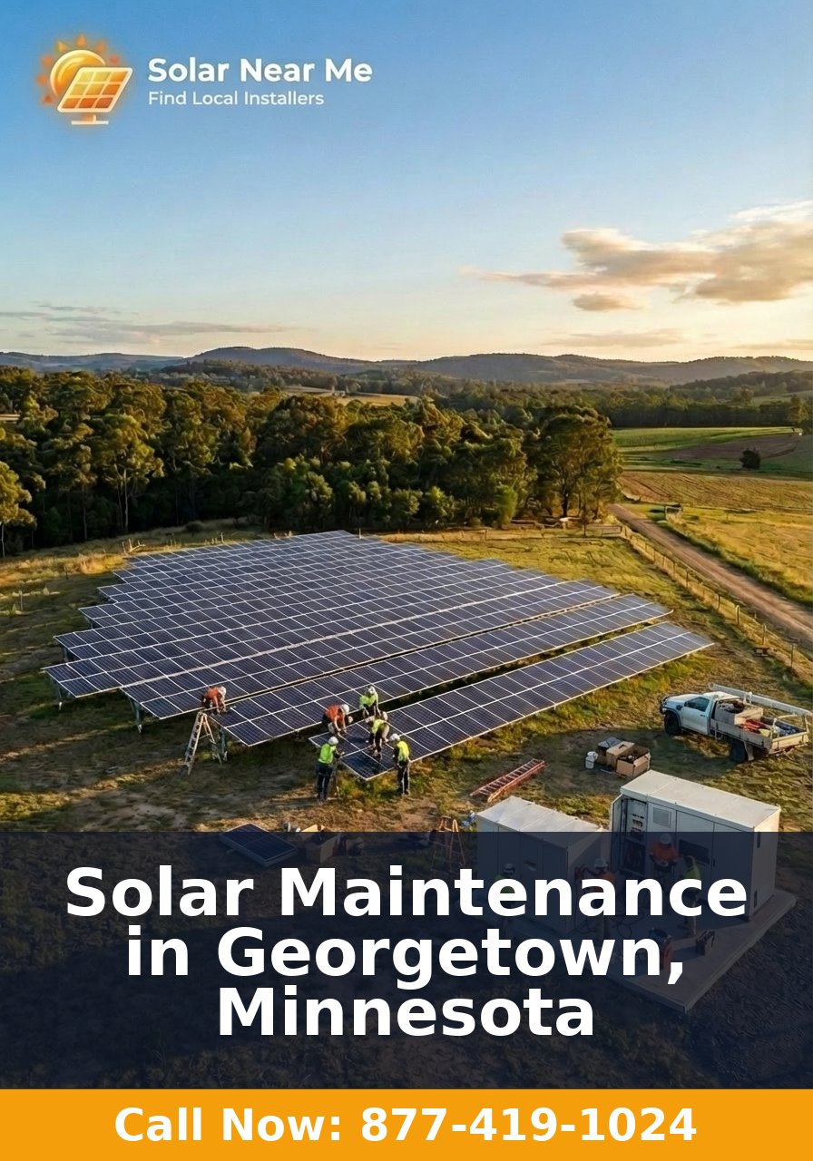 Solar Maintenance in Georgetown, Minnesota