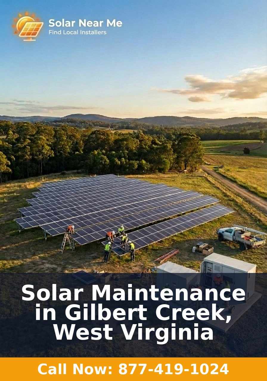 Solar Maintenance in Gilbert Creek, West Virginia