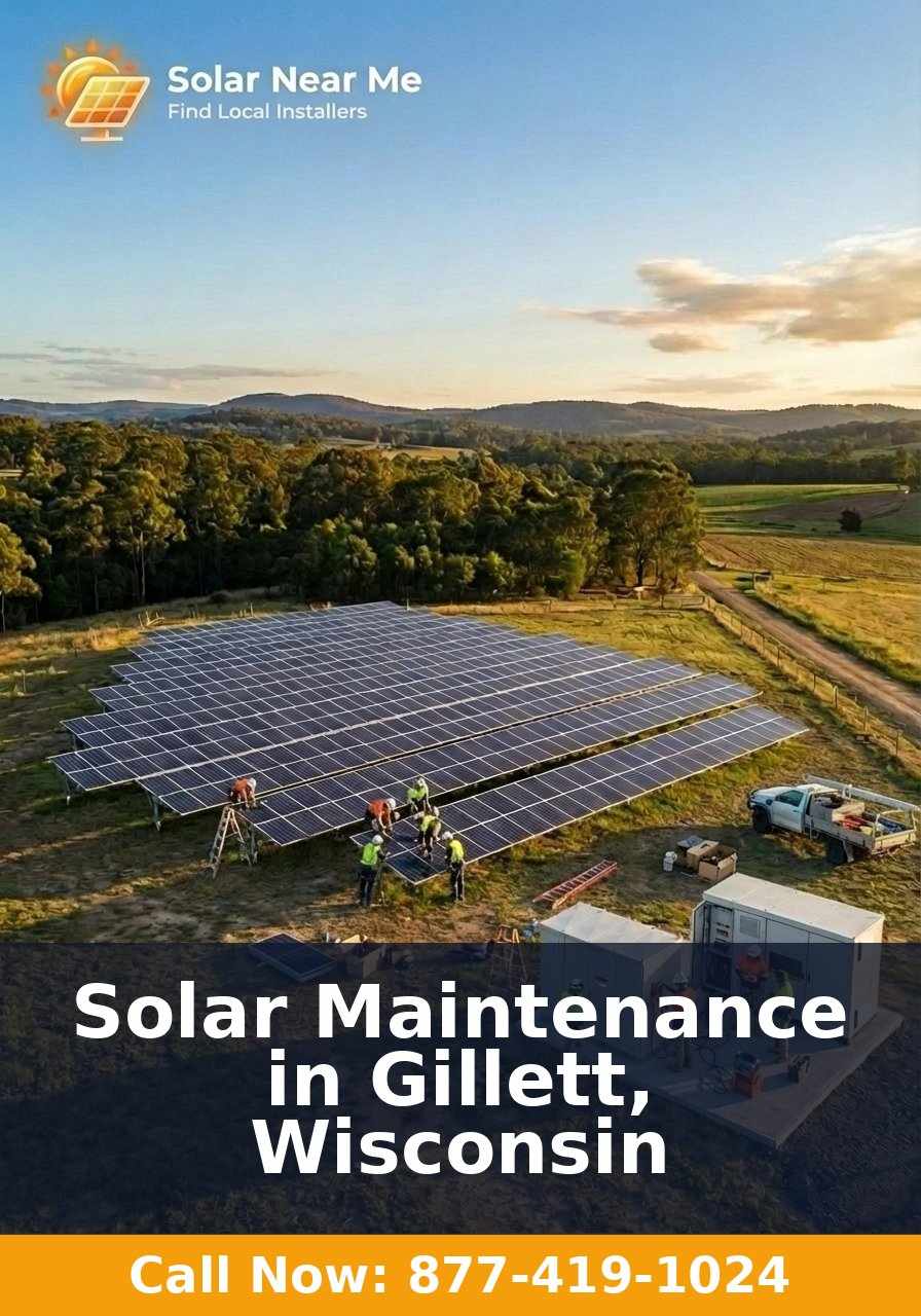 Solar Maintenance in Gillett, Wisconsin