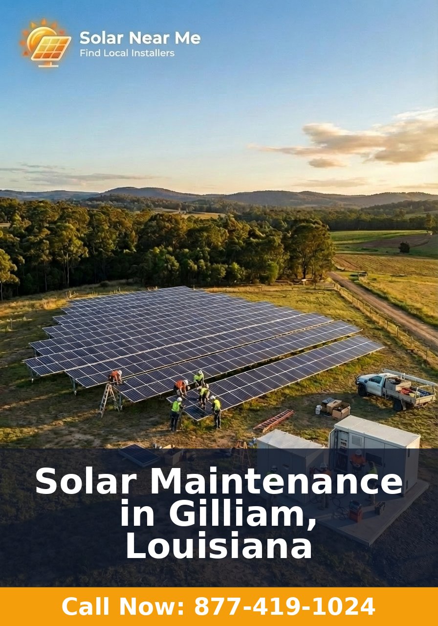 Solar Maintenance in Gilliam, Louisiana