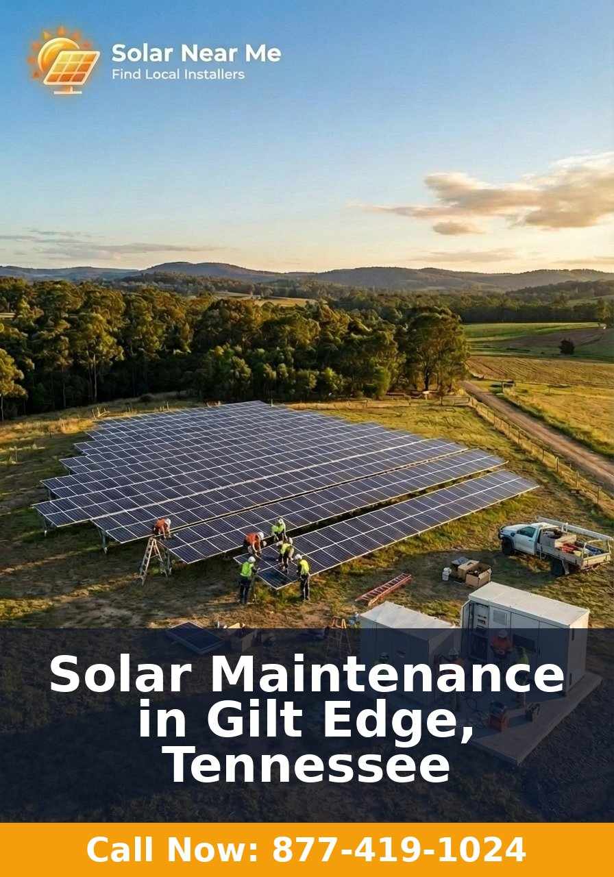 Solar Maintenance in Gilt Edge, Tennessee