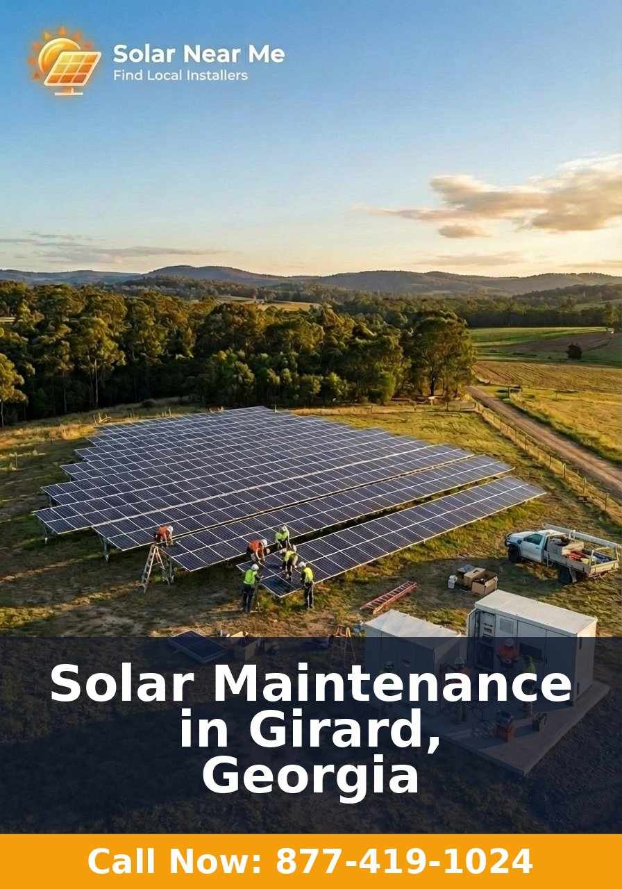 Solar Maintenance in Girard, Georgia