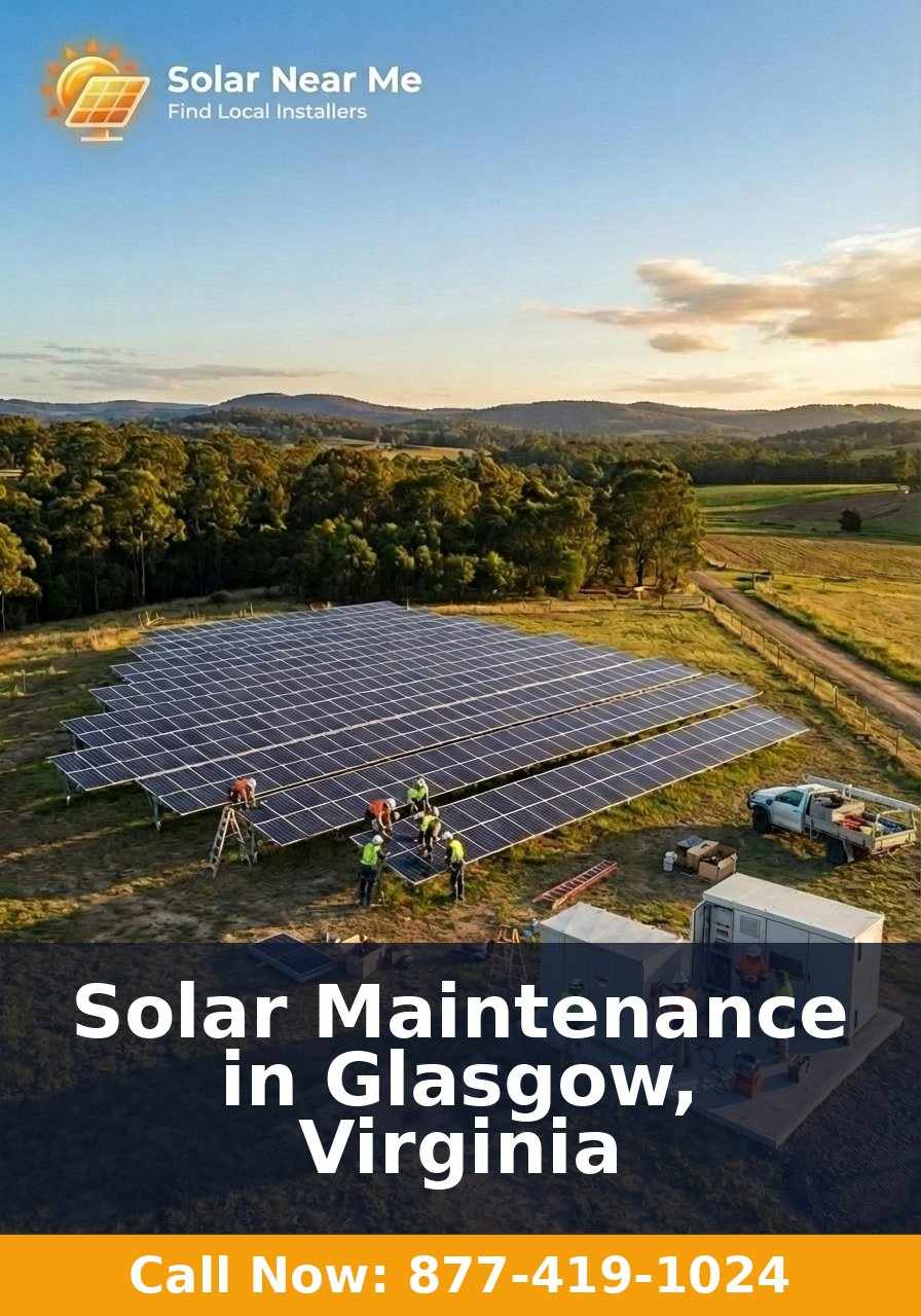 Solar Maintenance in Glasgow, Virginia