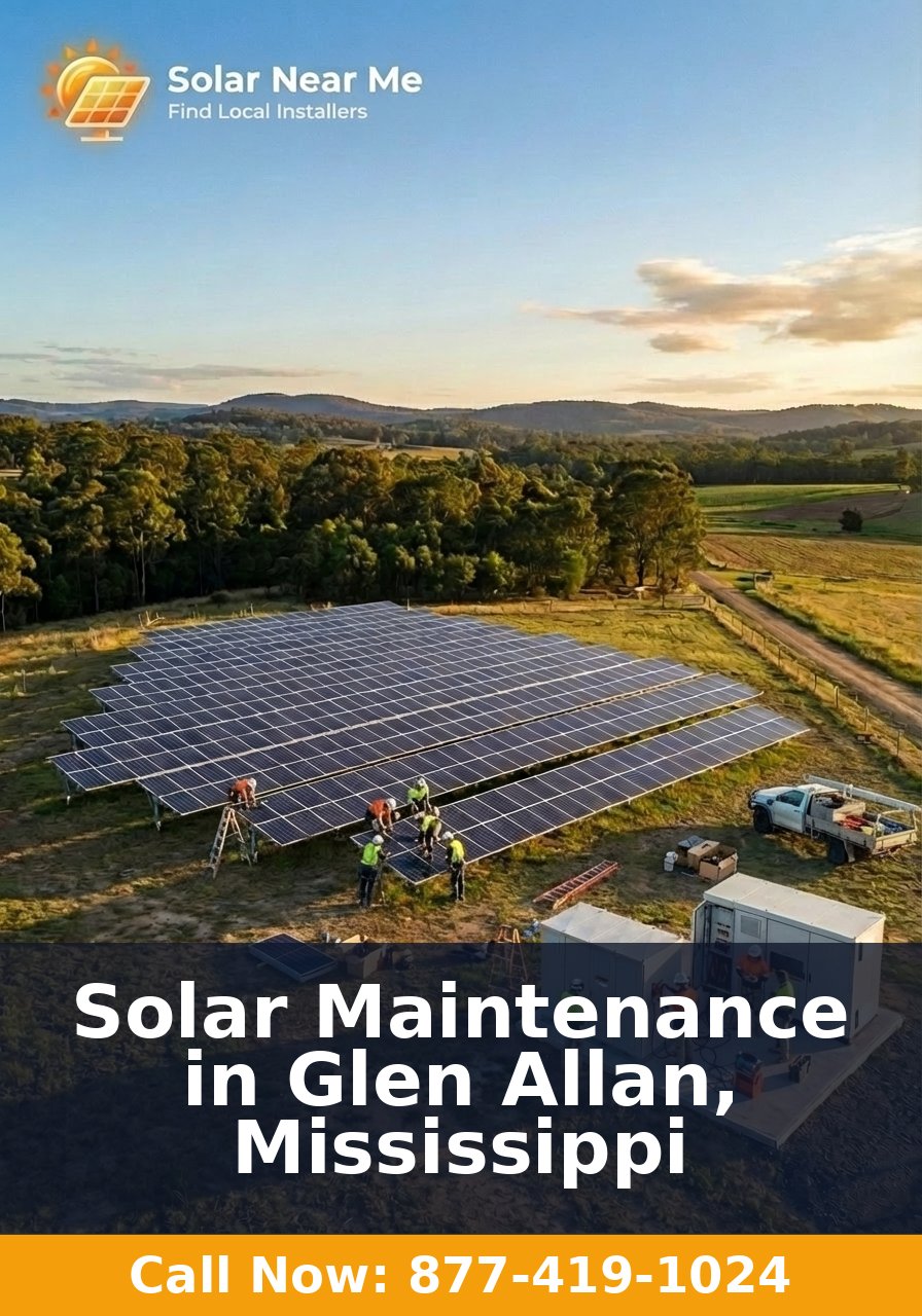 Solar Maintenance in Glen Allan, Mississippi