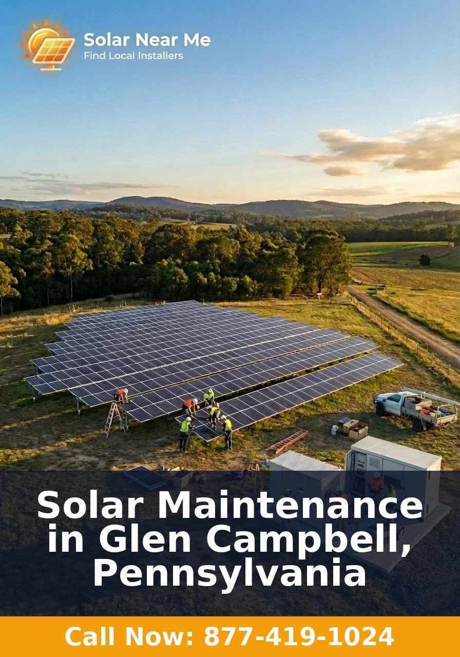 Solar Maintenance in Glen Campbell, Pennsylvania