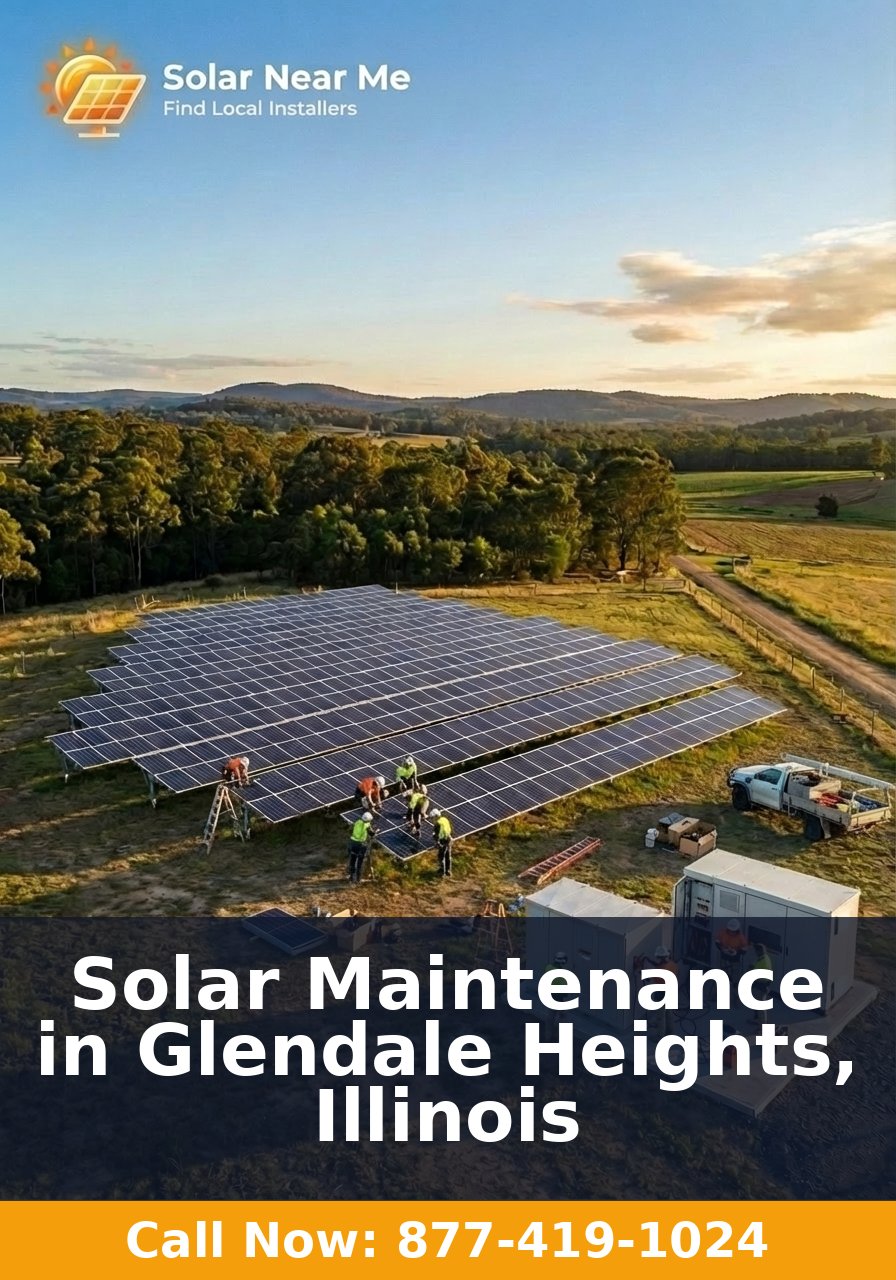 Solar Maintenance in Glendale Heights, Illinois