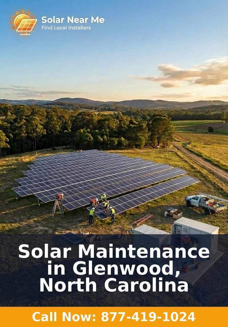 Solar Maintenance in Glenwood, North Carolina
