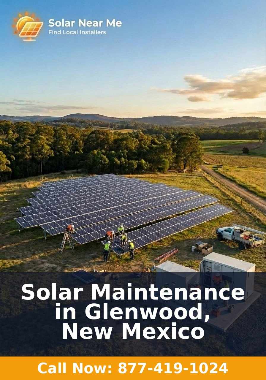 Solar Maintenance in Glenwood, New Mexico
