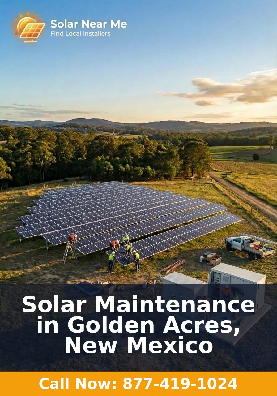 Solar Maintenance in Golden Acres, New Mexico