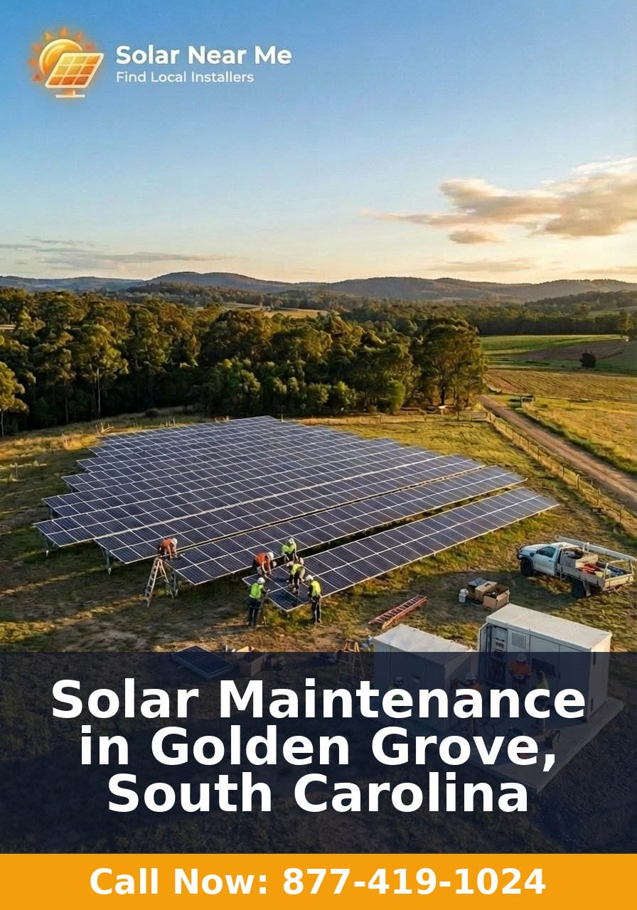 Solar Maintenance in Golden Grove, South Carolina
