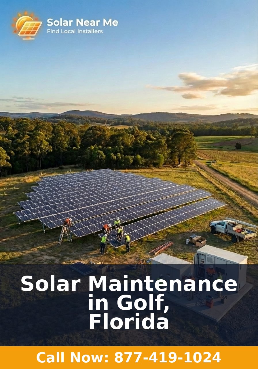 Solar Maintenance in Golf, Florida