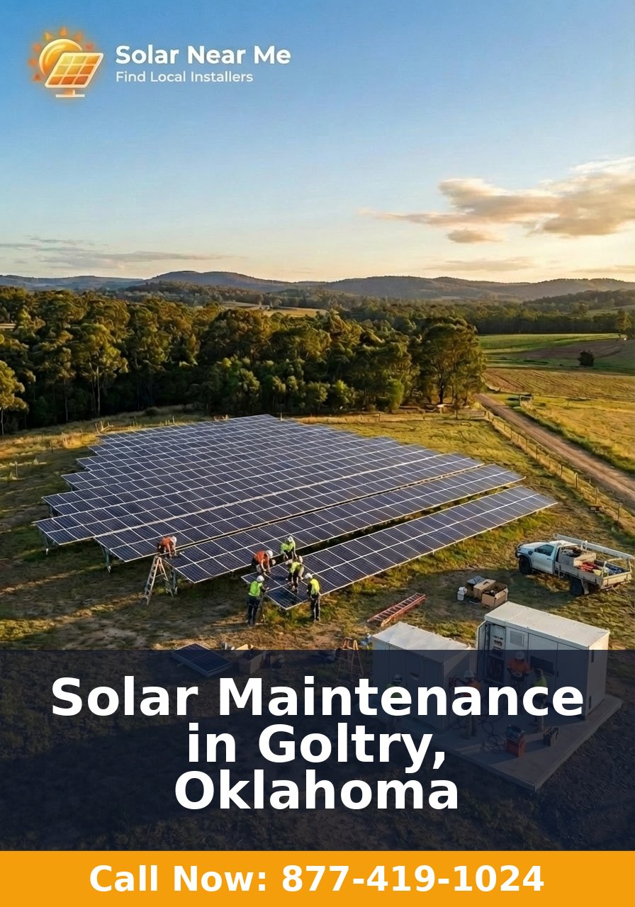 Solar Maintenance in Goltry, Oklahoma