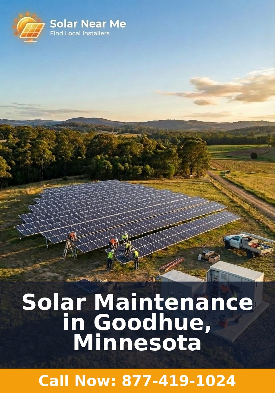 Solar Maintenance in Goodhue, Minnesota