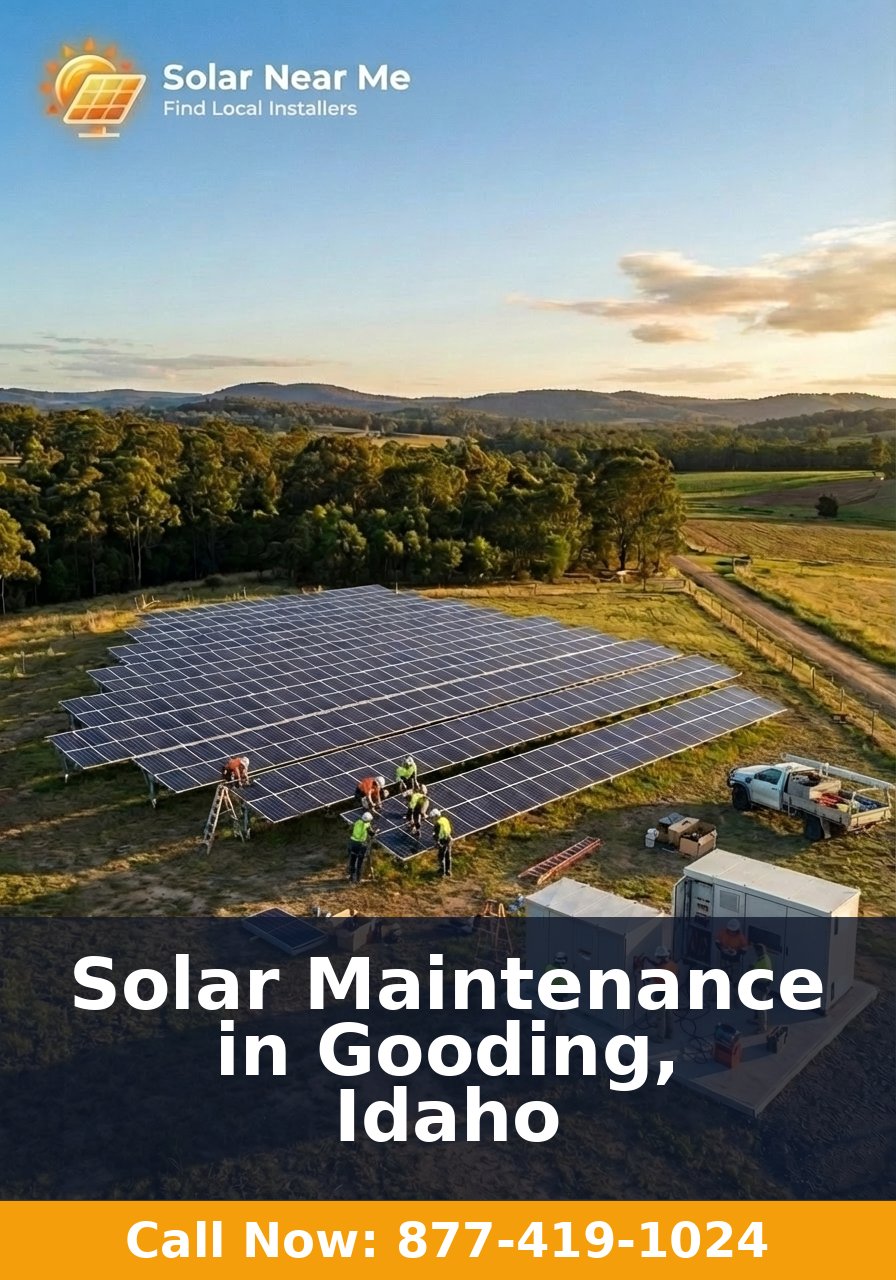 Solar Maintenance in Gooding, Idaho