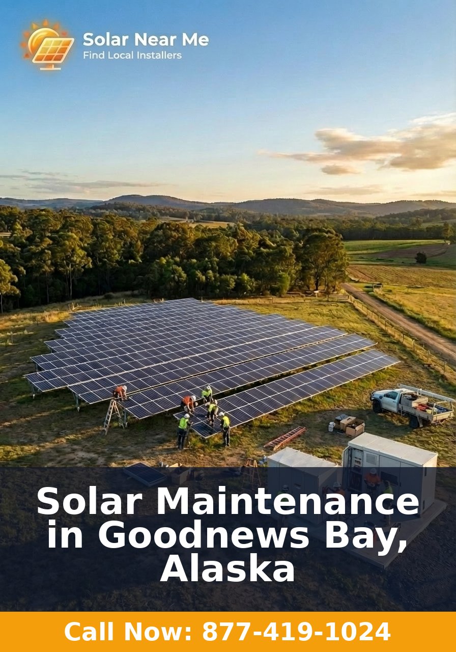 Solar Maintenance in Goodnews Bay, Alaska
