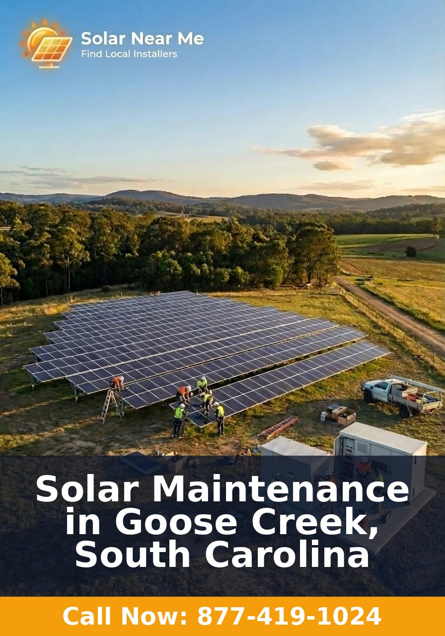 Solar Maintenance in Goose Creek, South Carolina