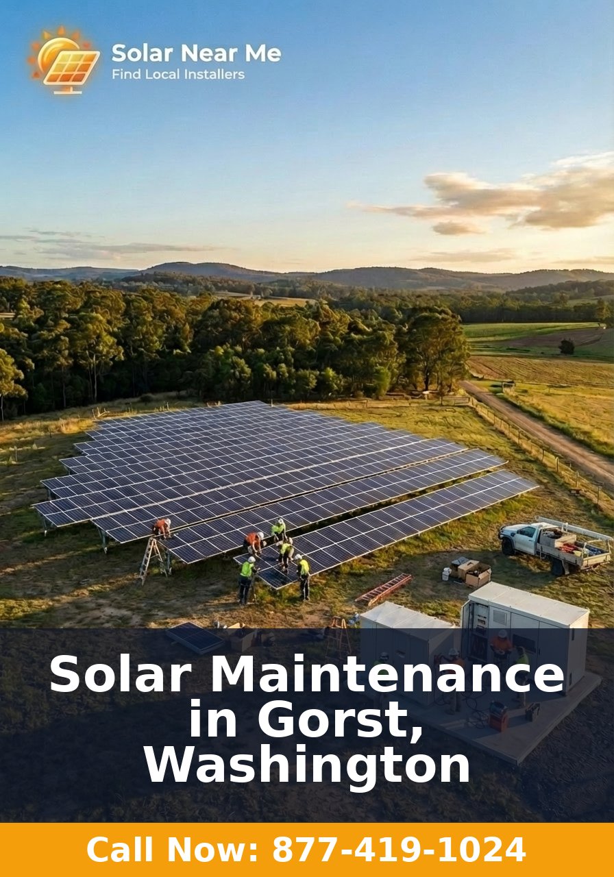 Solar Maintenance in Gorst, Washington