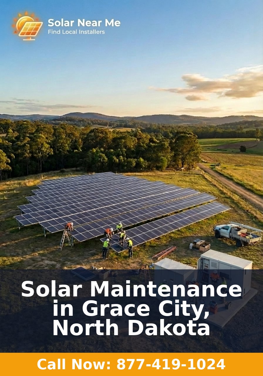 Solar Maintenance in Grace City, North Dakota