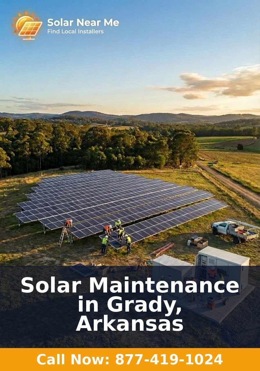 Solar Maintenance in Grady, Arkansas