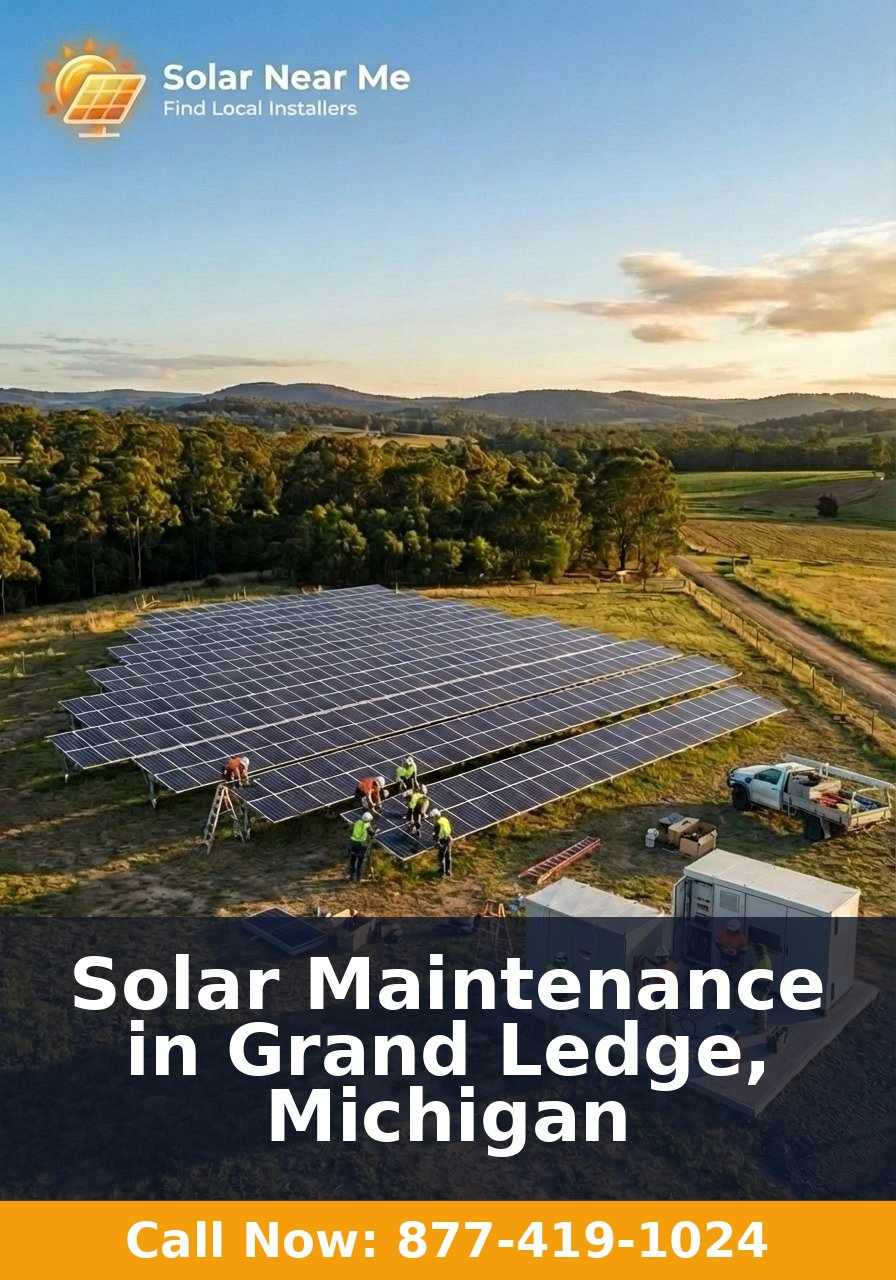 Solar Maintenance in Grand Ledge, Michigan