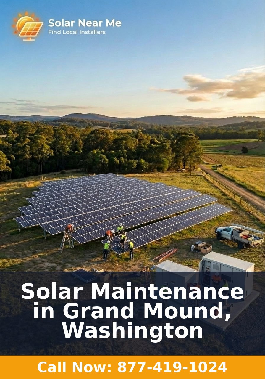 Solar Maintenance in Grand Mound, Washington
