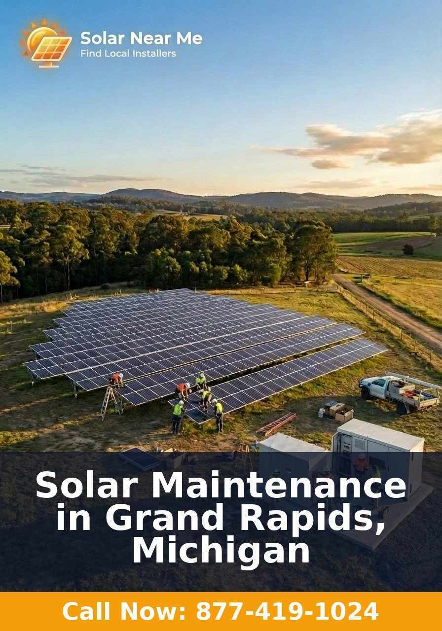 Solar Maintenance in Grand Rapids, Michigan