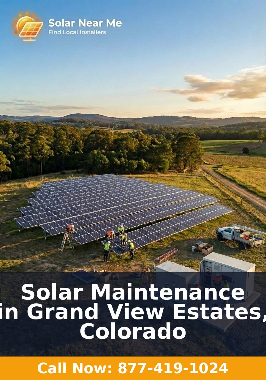 Solar Maintenance in Grand View Estates, Colorado