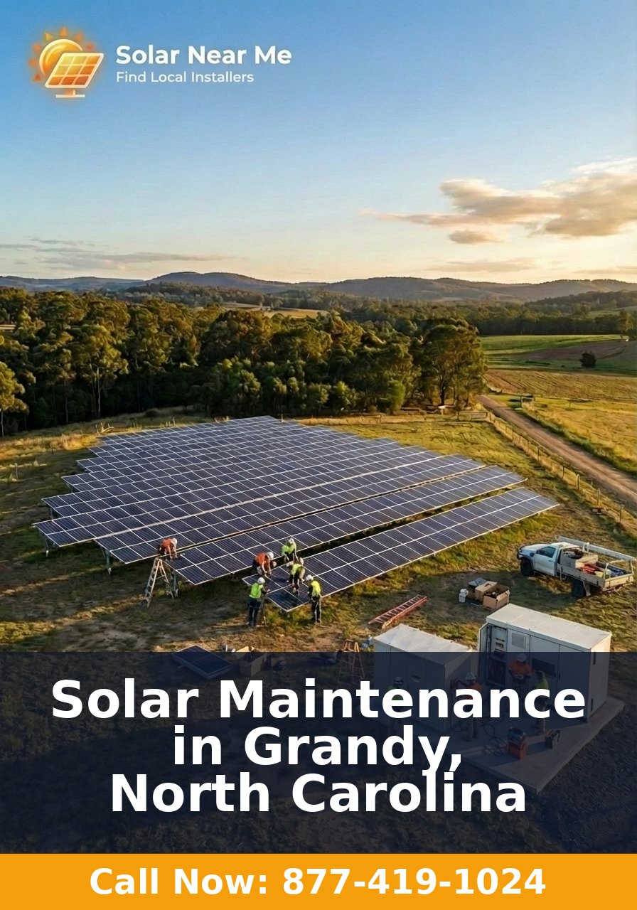 Solar Maintenance in Grandy, North Carolina