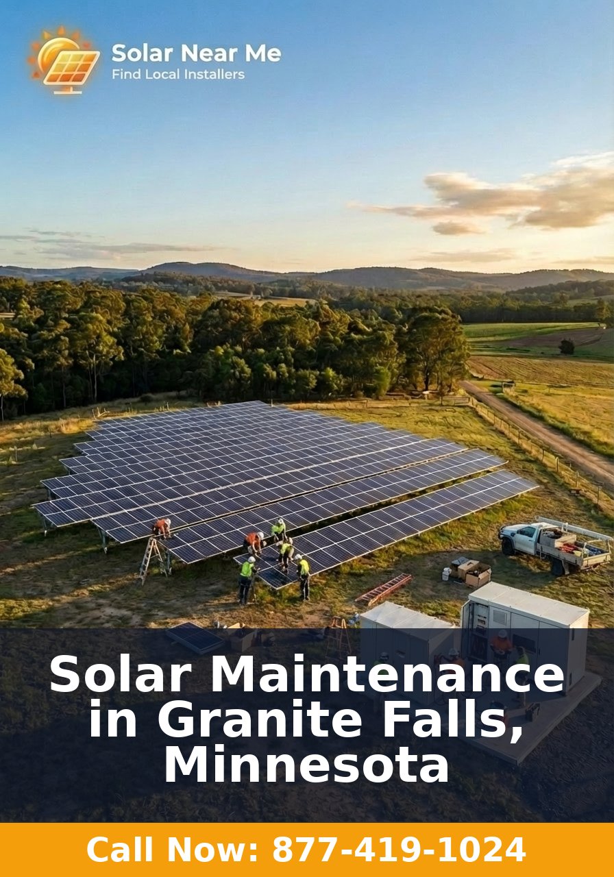 Solar Maintenance in Granite Falls, Minnesota