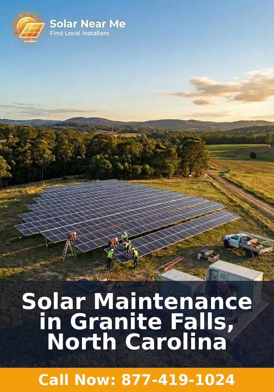 Solar Maintenance in Granite Falls, North Carolina
