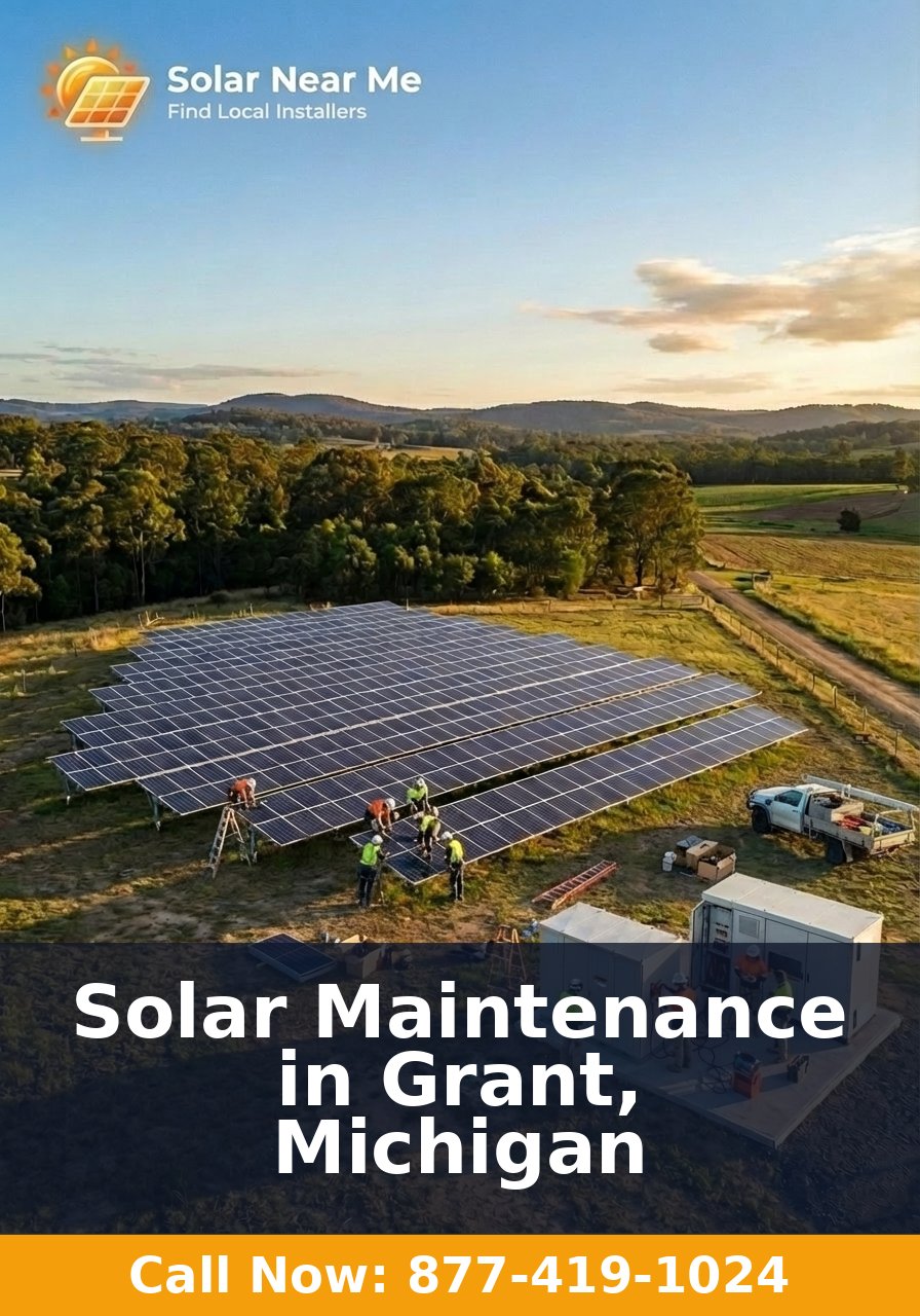 Solar Maintenance in Grant, Michigan