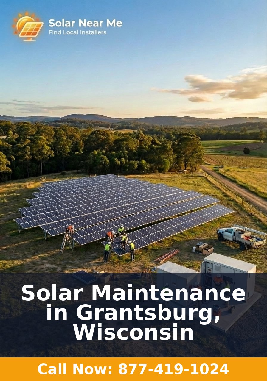 Solar Maintenance in Grantsburg, Wisconsin