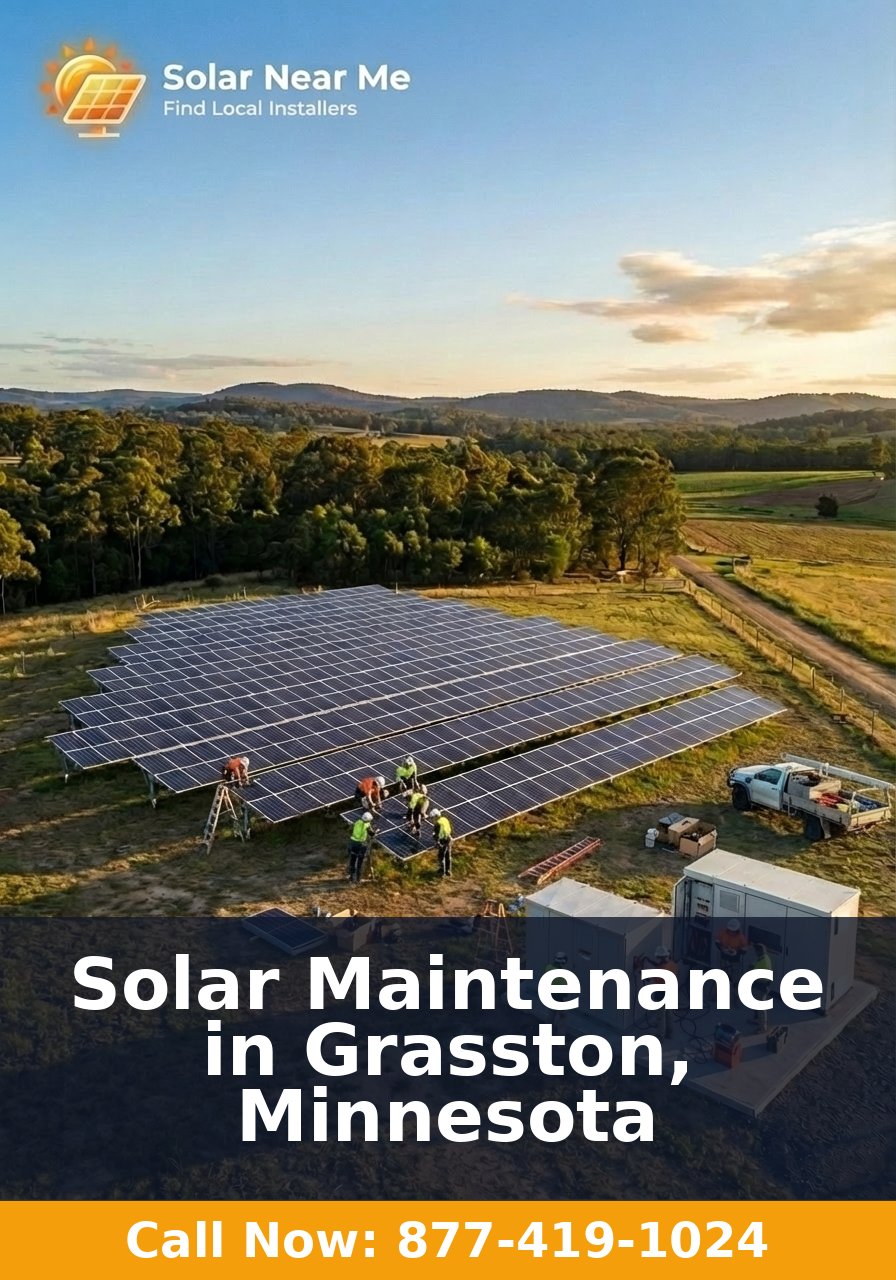 Solar Maintenance in Grasston, Minnesota
