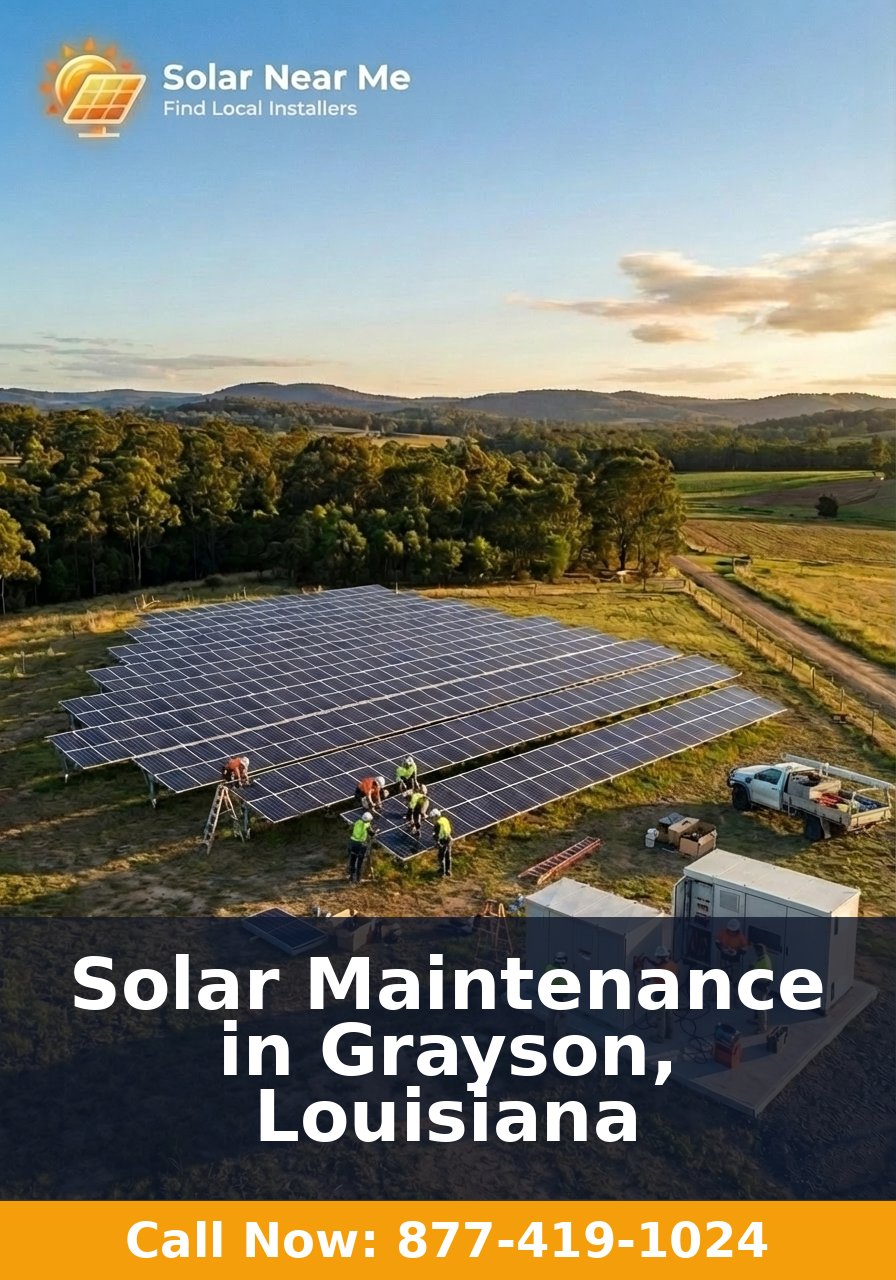 Solar Maintenance in Grayson, Louisiana