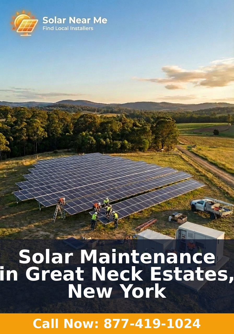 Solar Maintenance in Great Neck Estates, New York