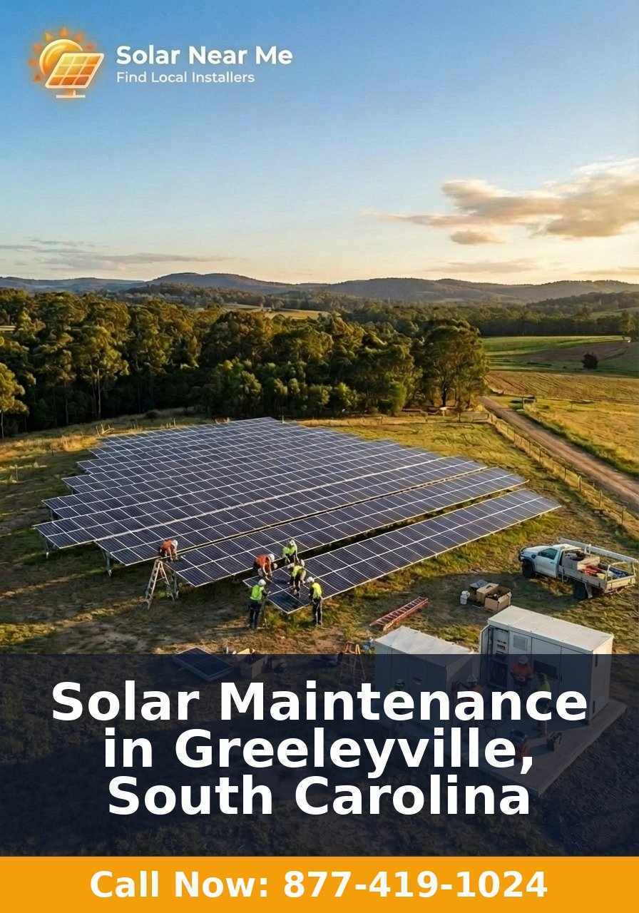 Solar Maintenance in Greeleyville, South Carolina