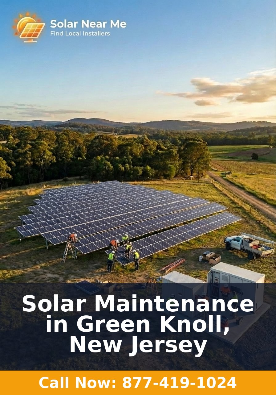 Solar Maintenance in Green Knoll, New Jersey