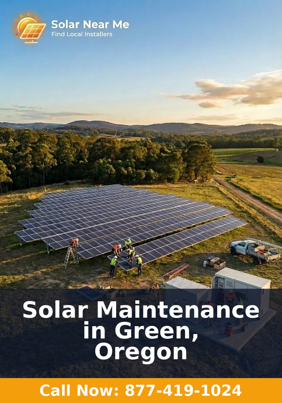 Solar Maintenance in Green, Oregon