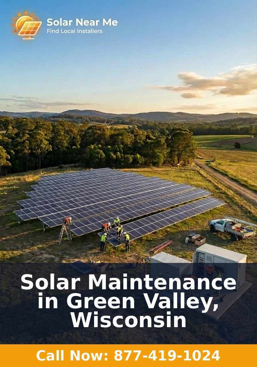 Solar Maintenance in Green Valley, Wisconsin