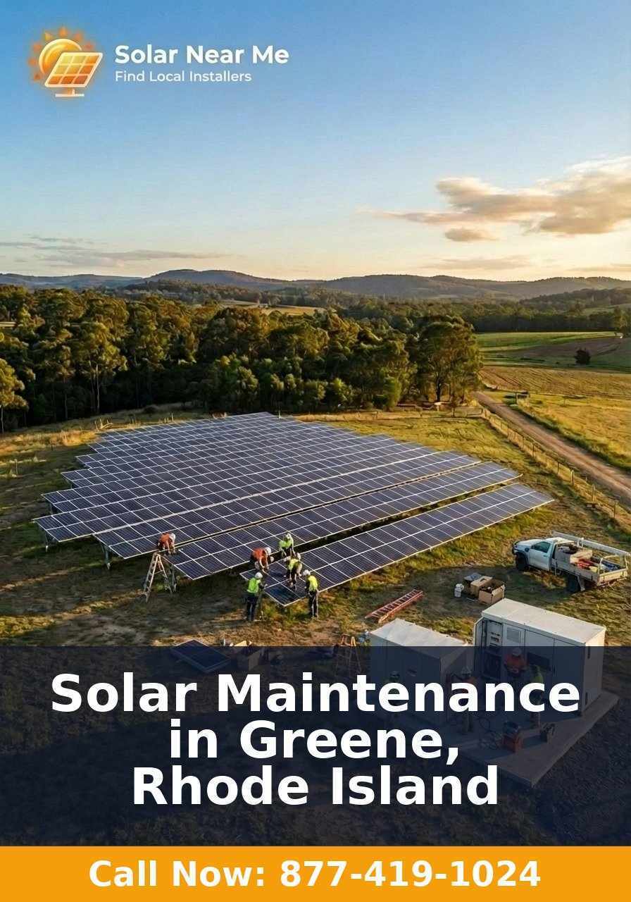Solar Maintenance in Greene, Rhode Island