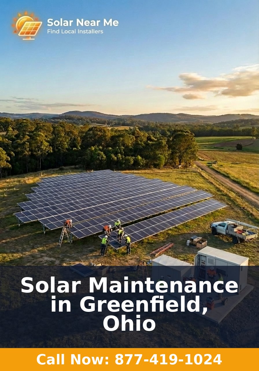 Solar Maintenance in Greenfield, Ohio