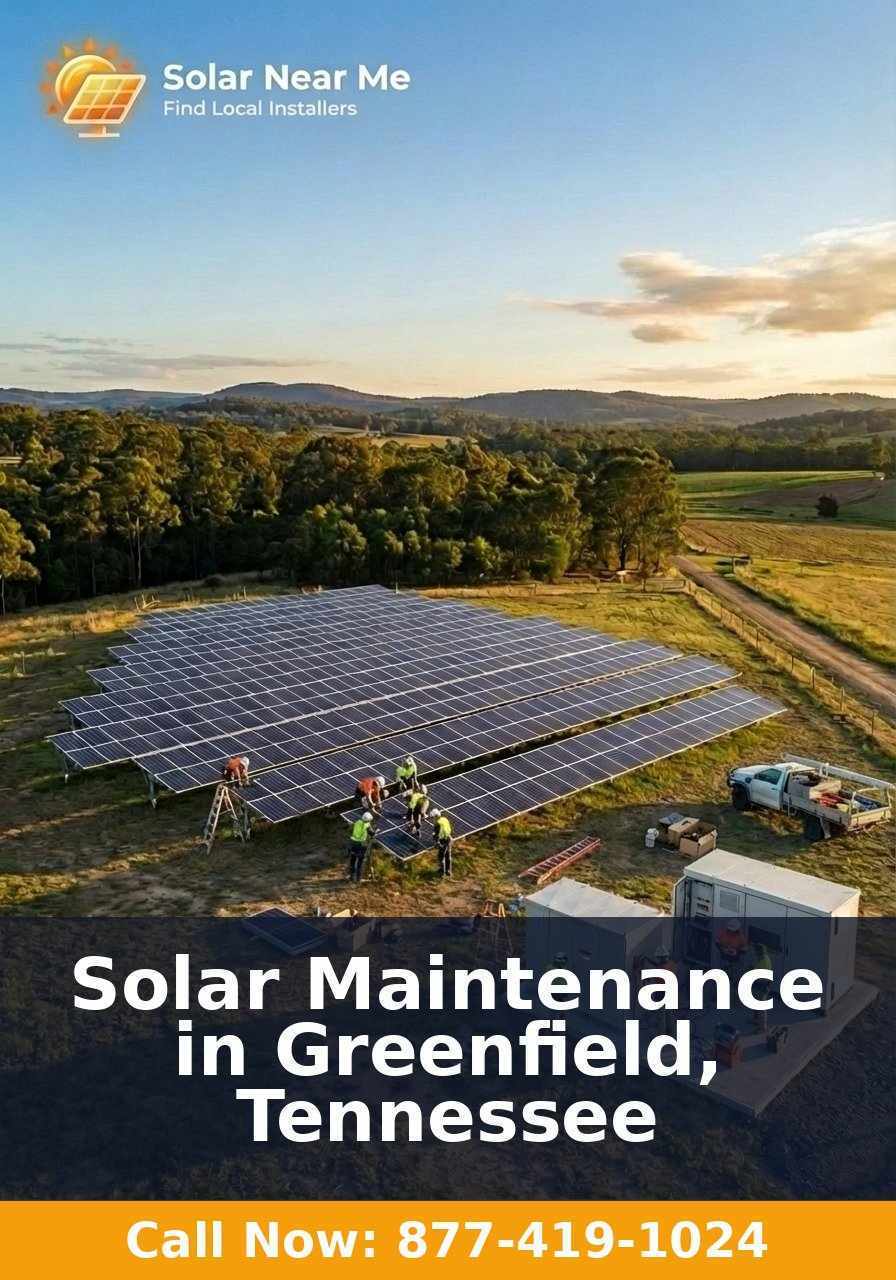 Solar Maintenance in Greenfield, Tennessee