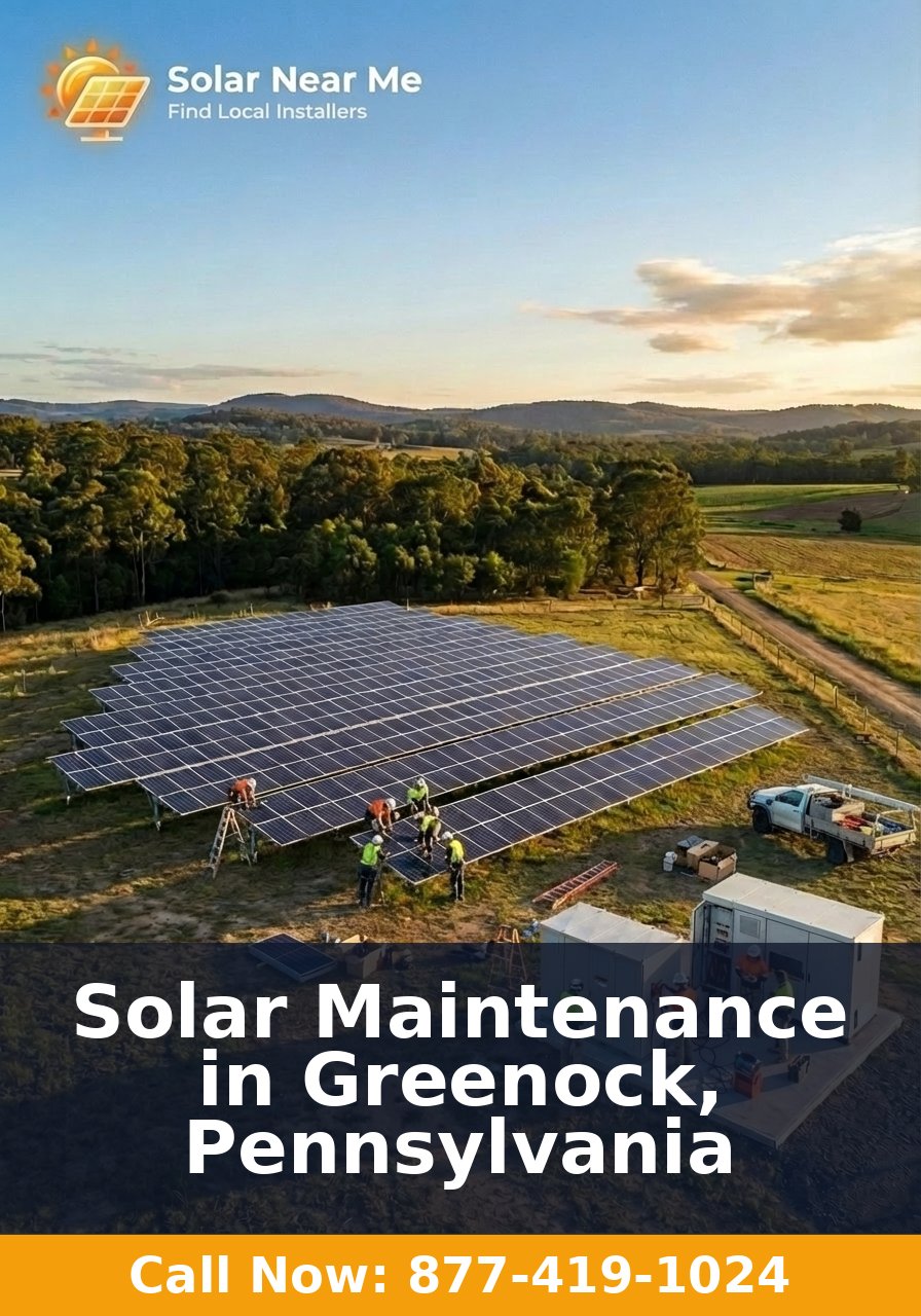 Solar Maintenance in Greenock, Pennsylvania