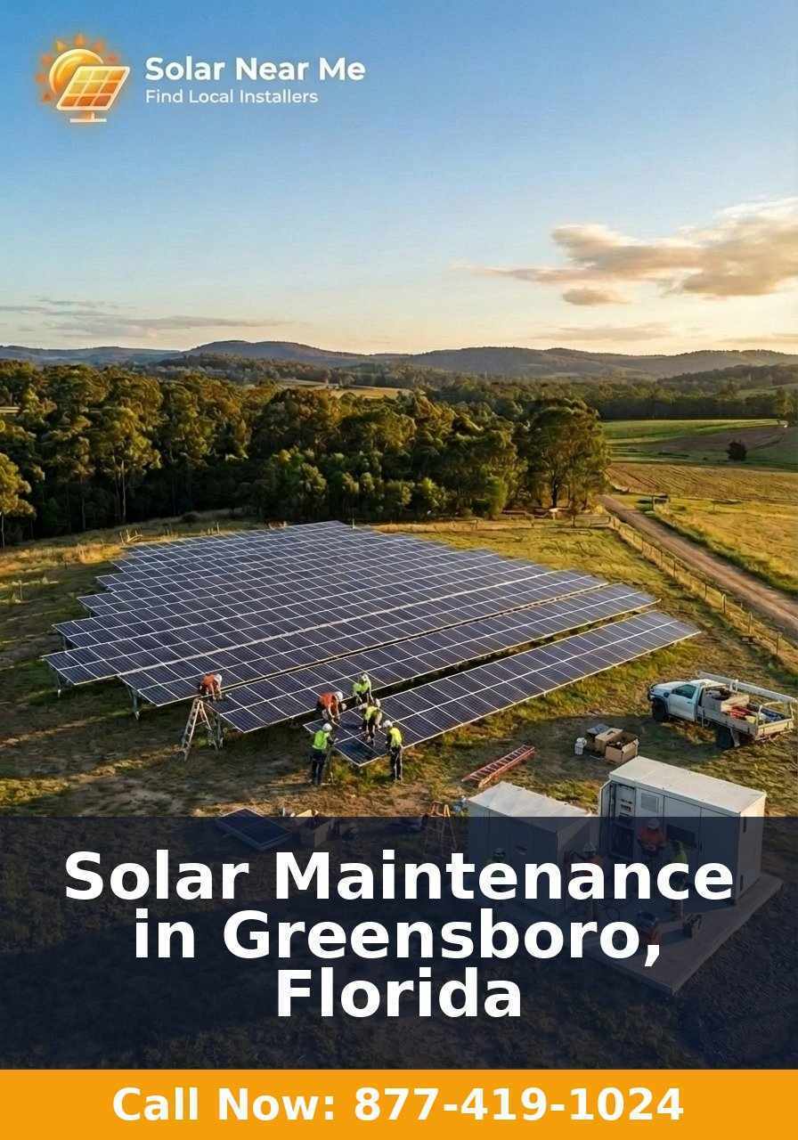 Solar Maintenance in Greensboro, Florida