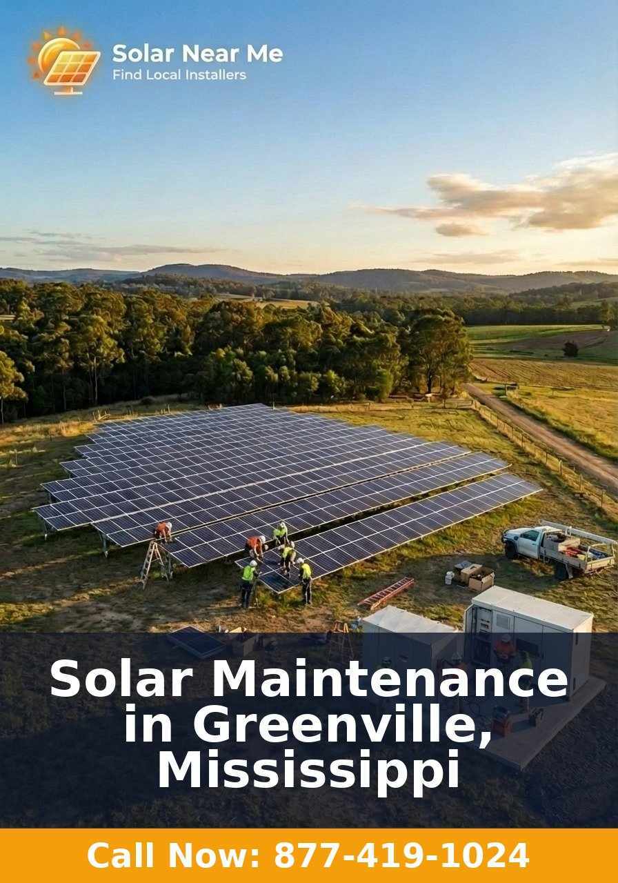 Solar Maintenance in Greenville, Mississippi