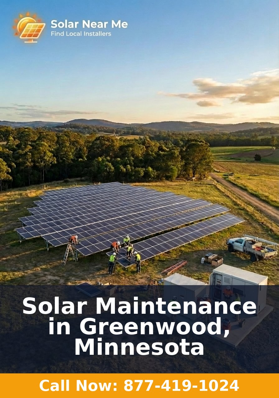 Solar Maintenance in Greenwood, Minnesota