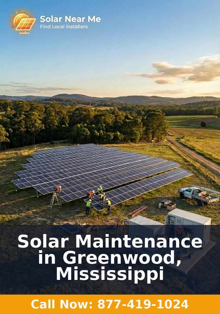 Solar Maintenance in Greenwood, Mississippi