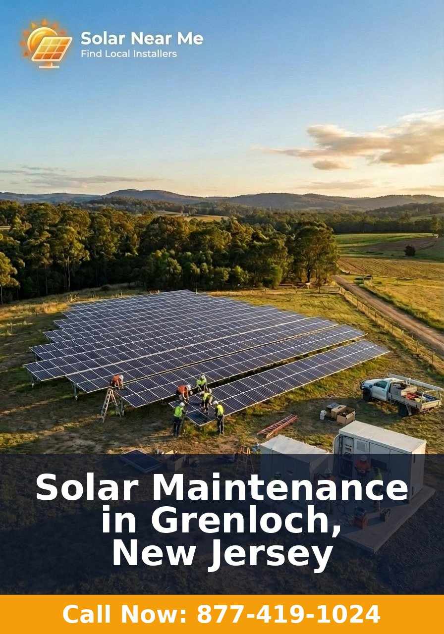 Solar Maintenance in Grenloch, New Jersey